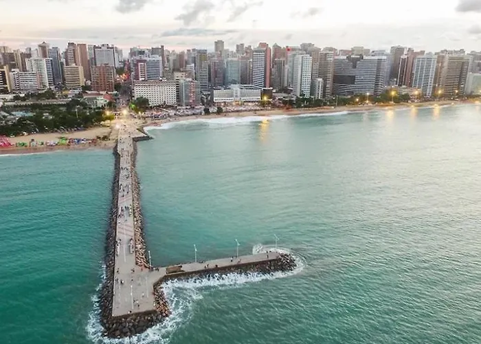 Flat Na Beira Mar De Fortaleza, Brasil Tropical Residence 604